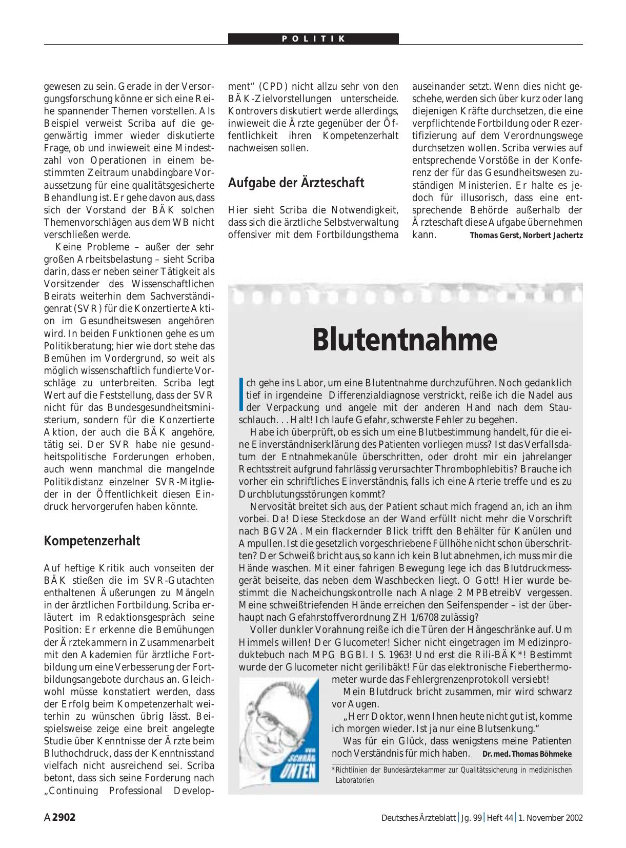 Vorschauseite 1: Blutentnahme