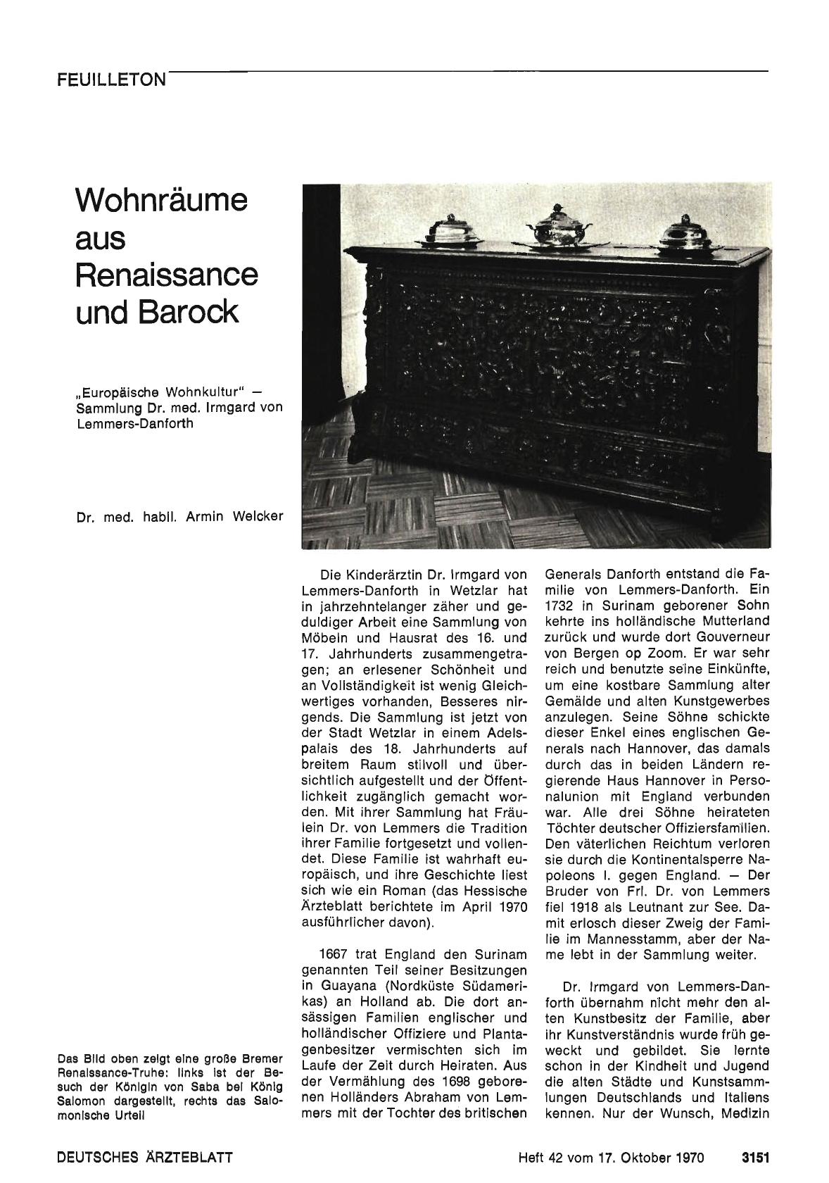 Vorschauseite 1: Wohnräume aus Renaissance und Barock