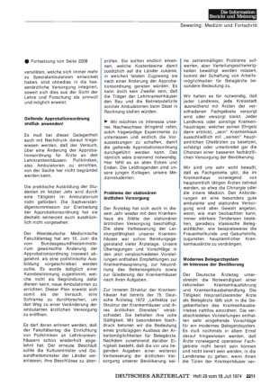Vorschauseite 1: Medizin und Fortschritt sind unlösbar verbunden (Teil 2)