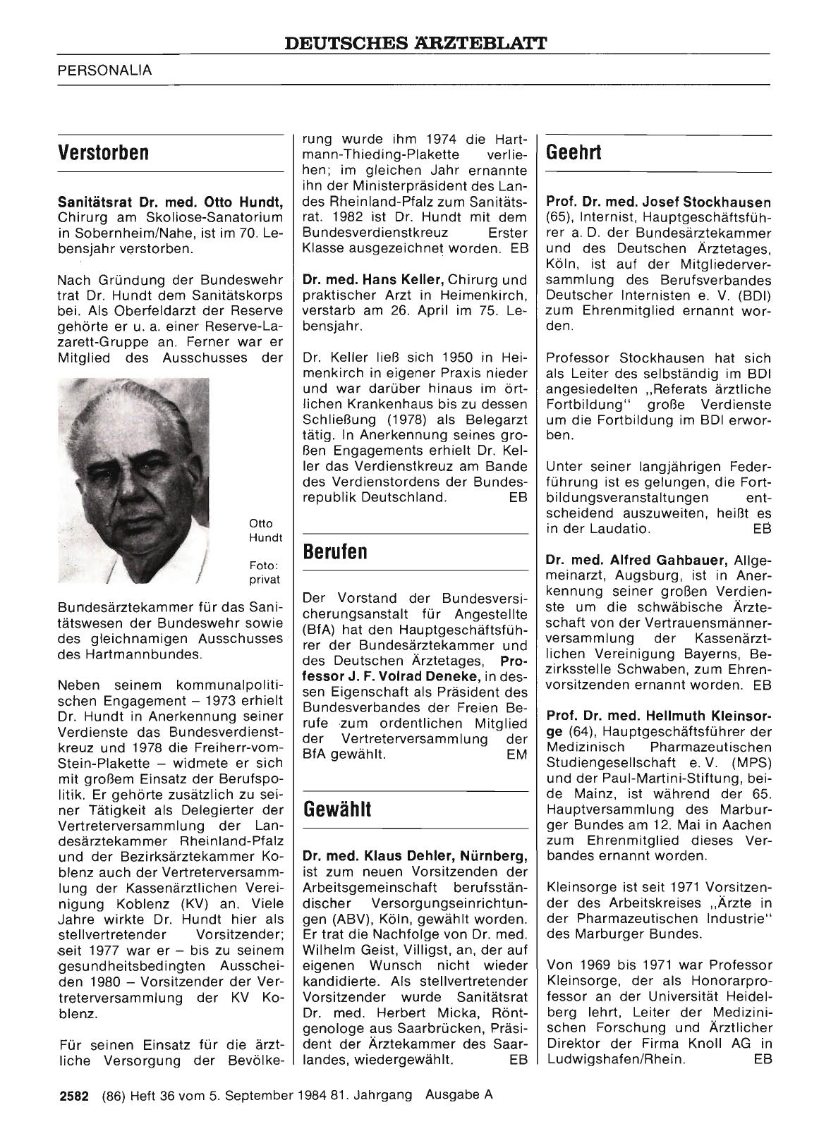Vorschauseite 1: Verstorben