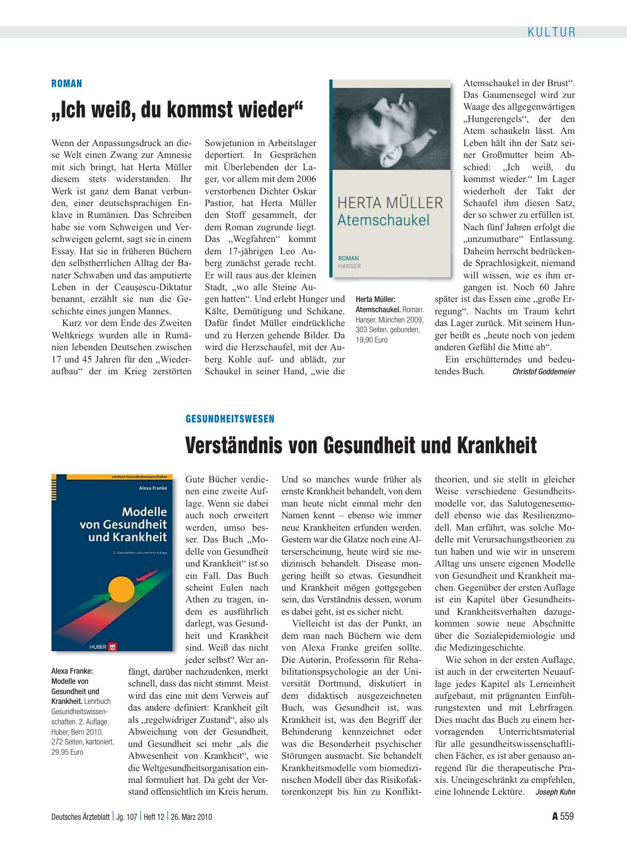 Vorschauseite 1: Roman: „Ich weiß, du kommst wieder“