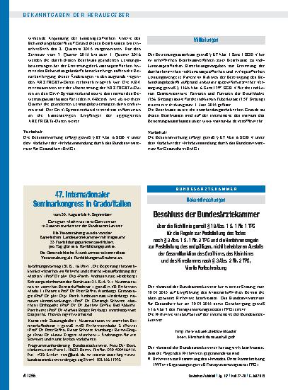 Vorschauseite 1: Mitteilungen