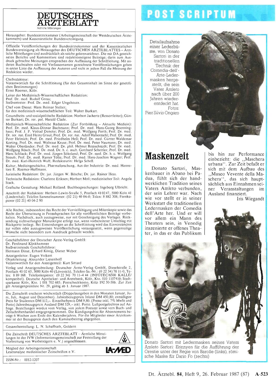 Vorschauseite 1: Maskenzeit