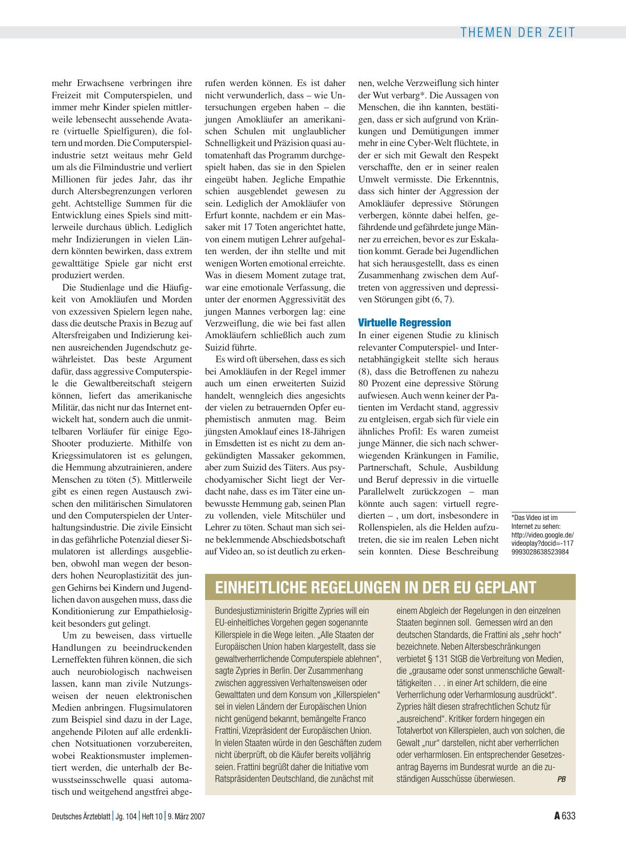 Vorschauseite 1: Einheitliche Regelungen in der EU geplant
