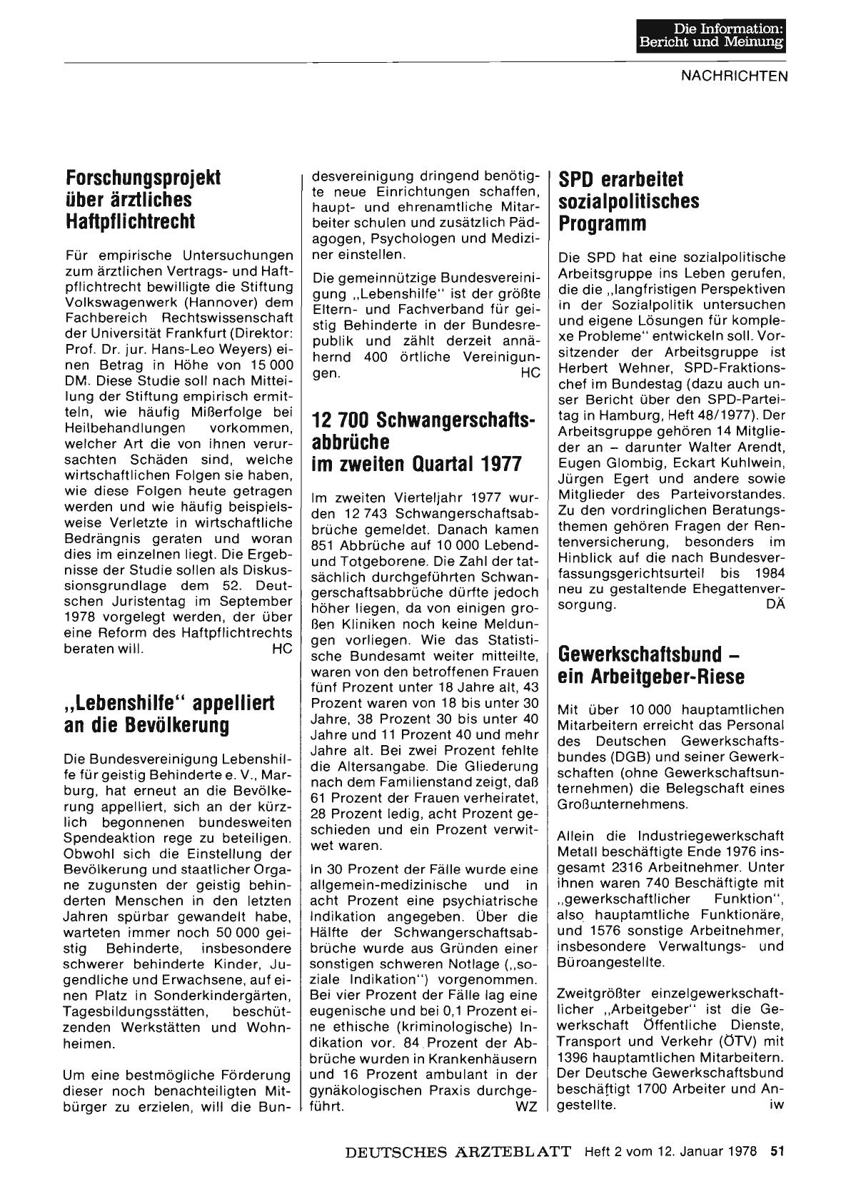 Vorschauseite 1: „Lebenshilfe“ appelliert an die Bevölkerung
