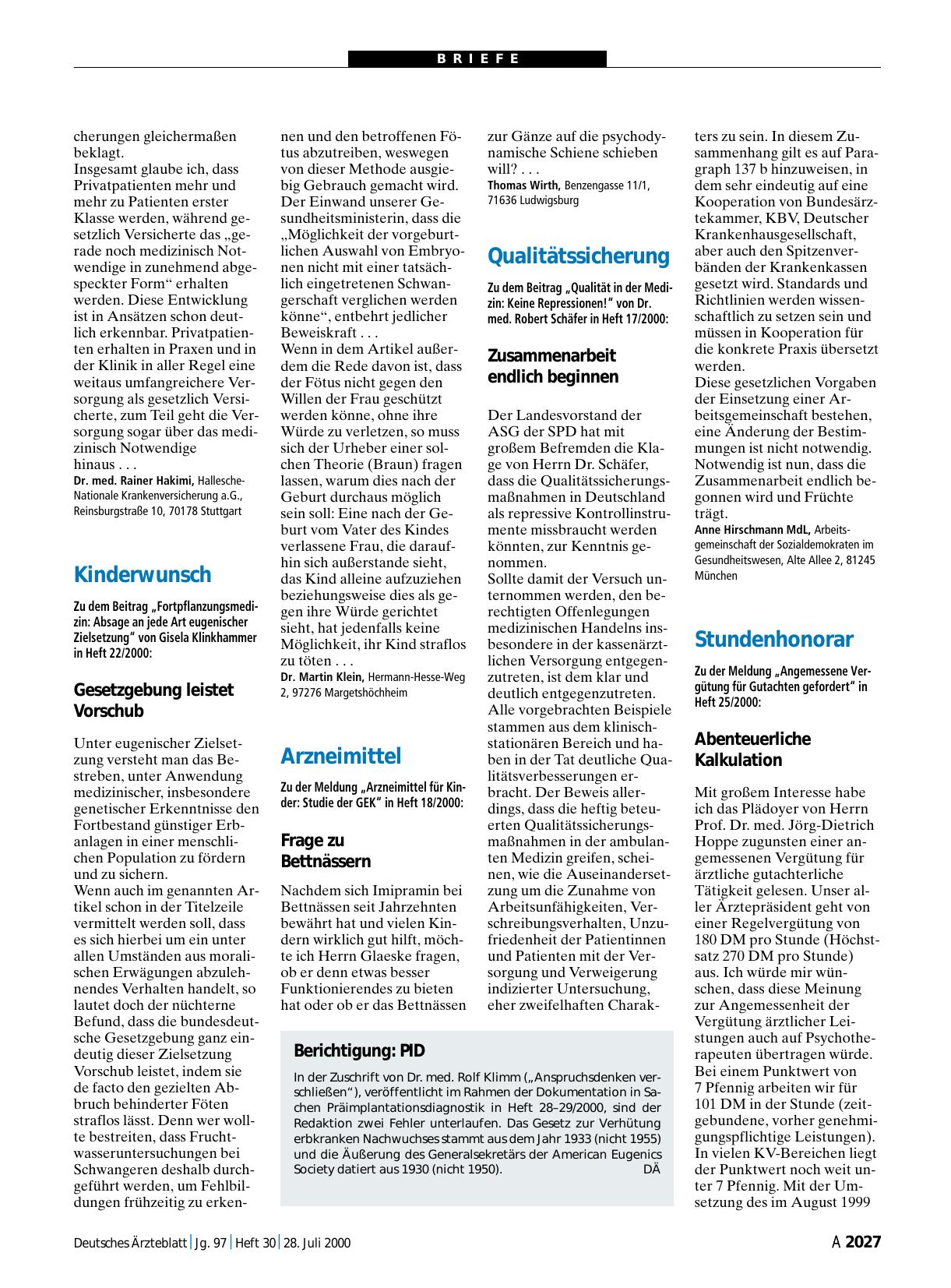 Vorschauseite 1: Arzneimittel: Frage zu Bettnässern