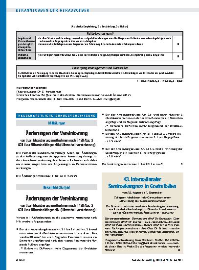 Vorschauseite 1: 43. Internationaler Seminarkongress in Grado/Italien