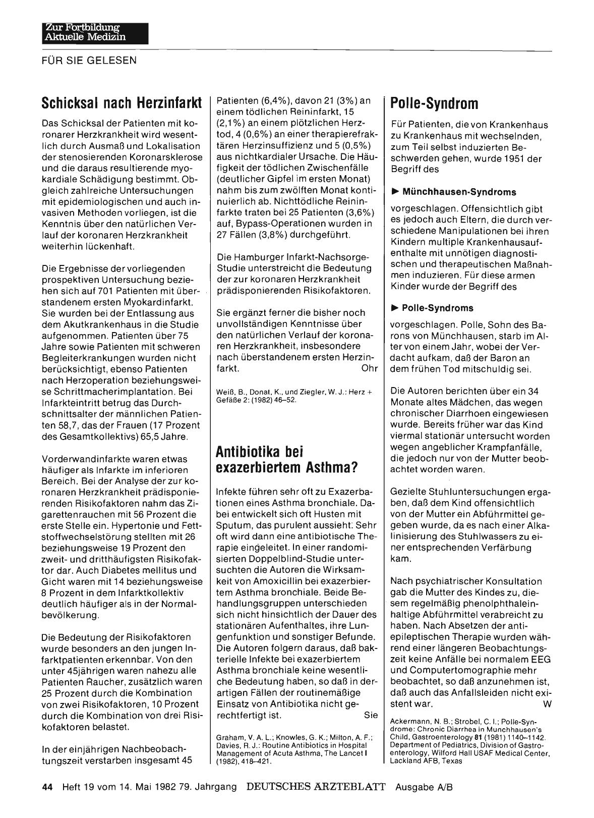 Vorschauseite 1: Schicksal nach Herzinfarkt