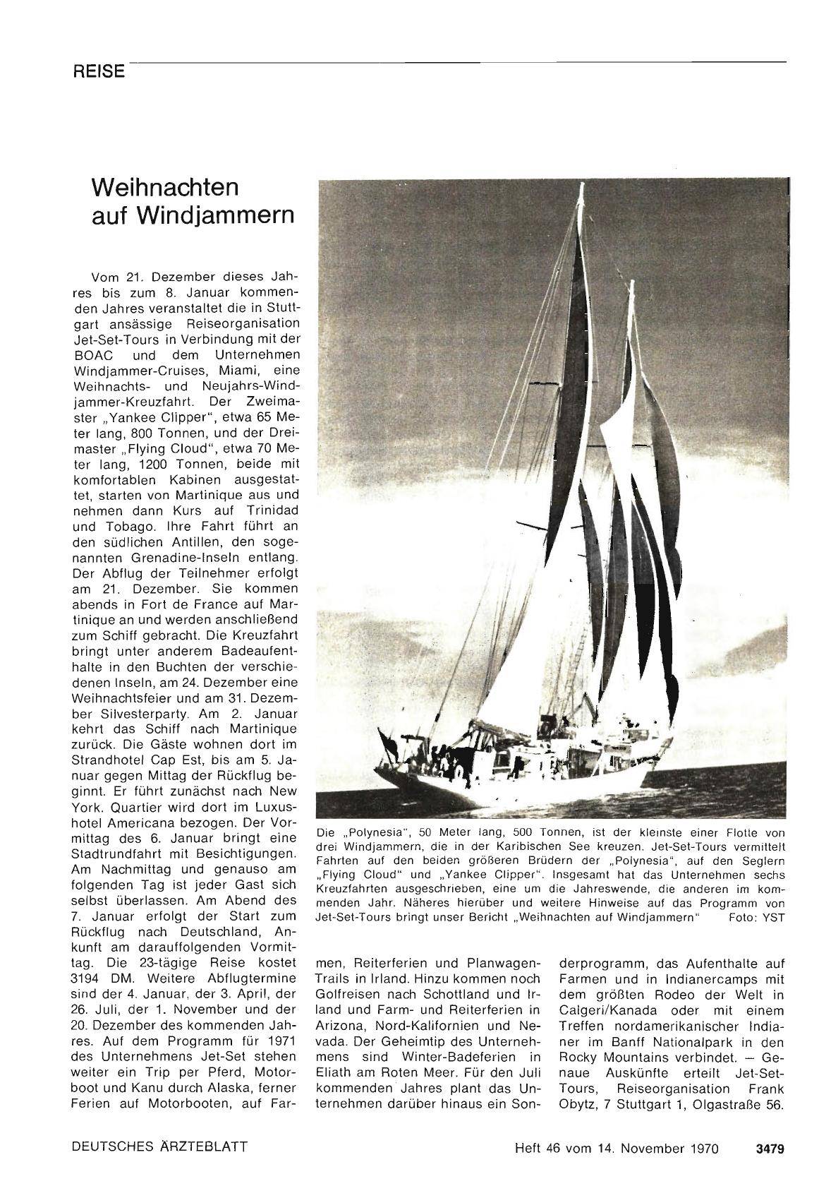 Vorschauseite 1: Weihnachten auf Windjammern