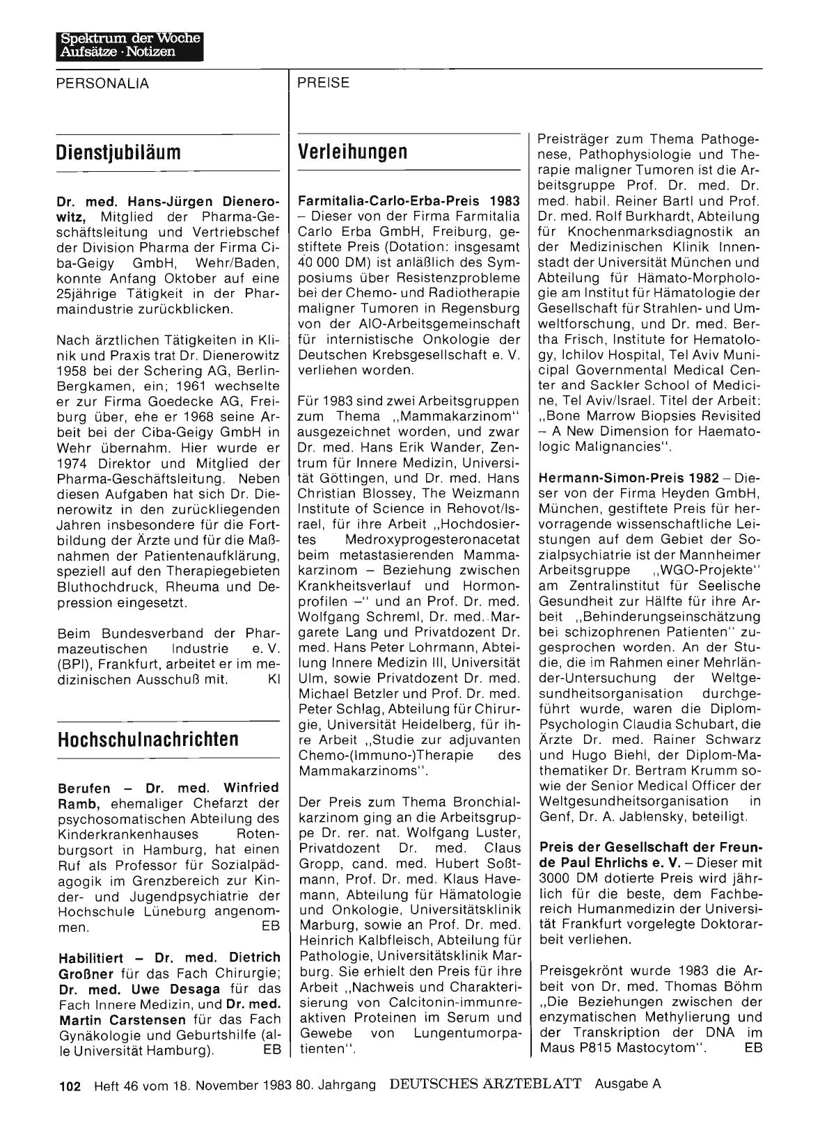 Vorschauseite 1: Hochschulnachrichten