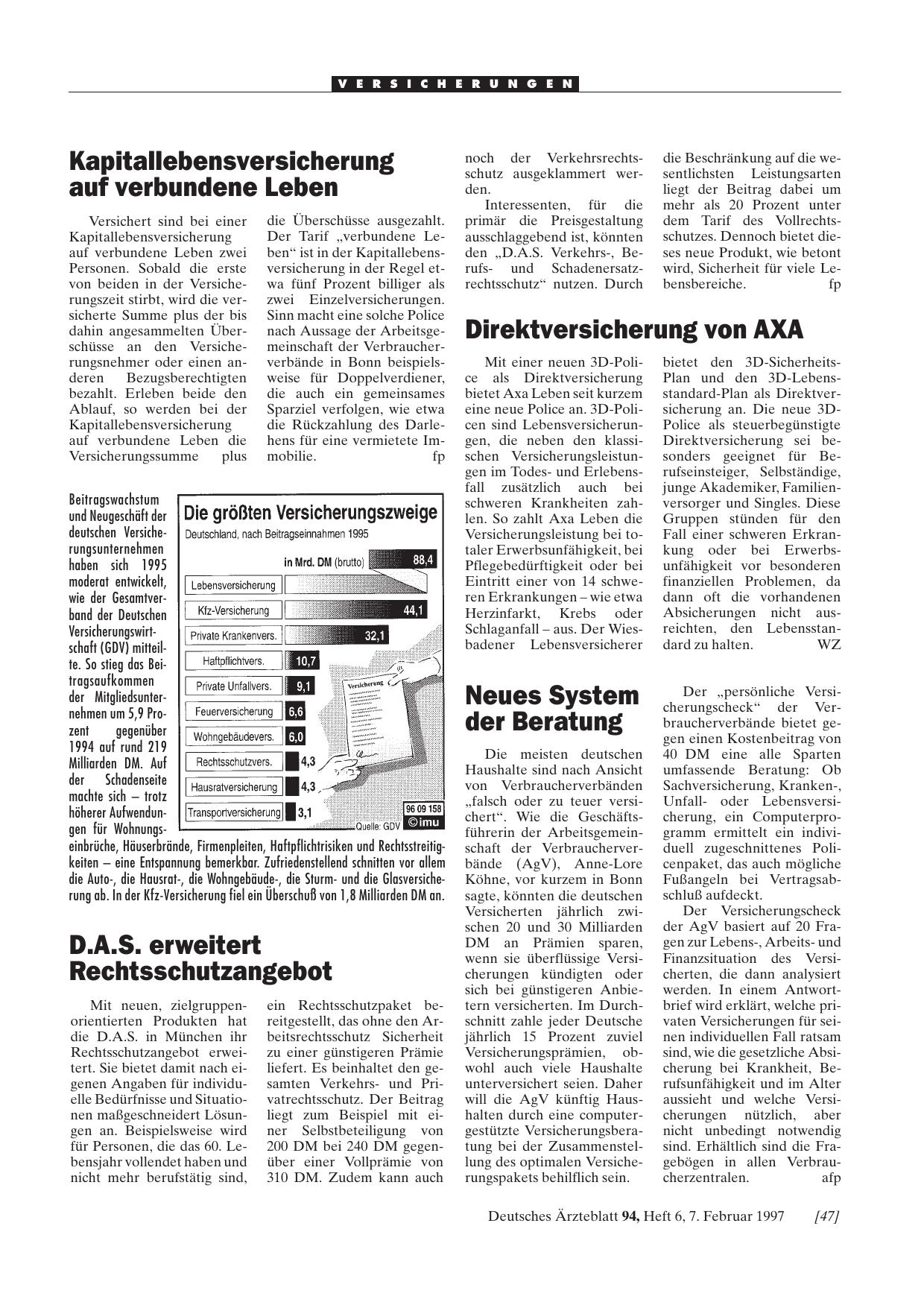 Vorschauseite 1: D. A. S. erweitert Rechtsschutzangebot