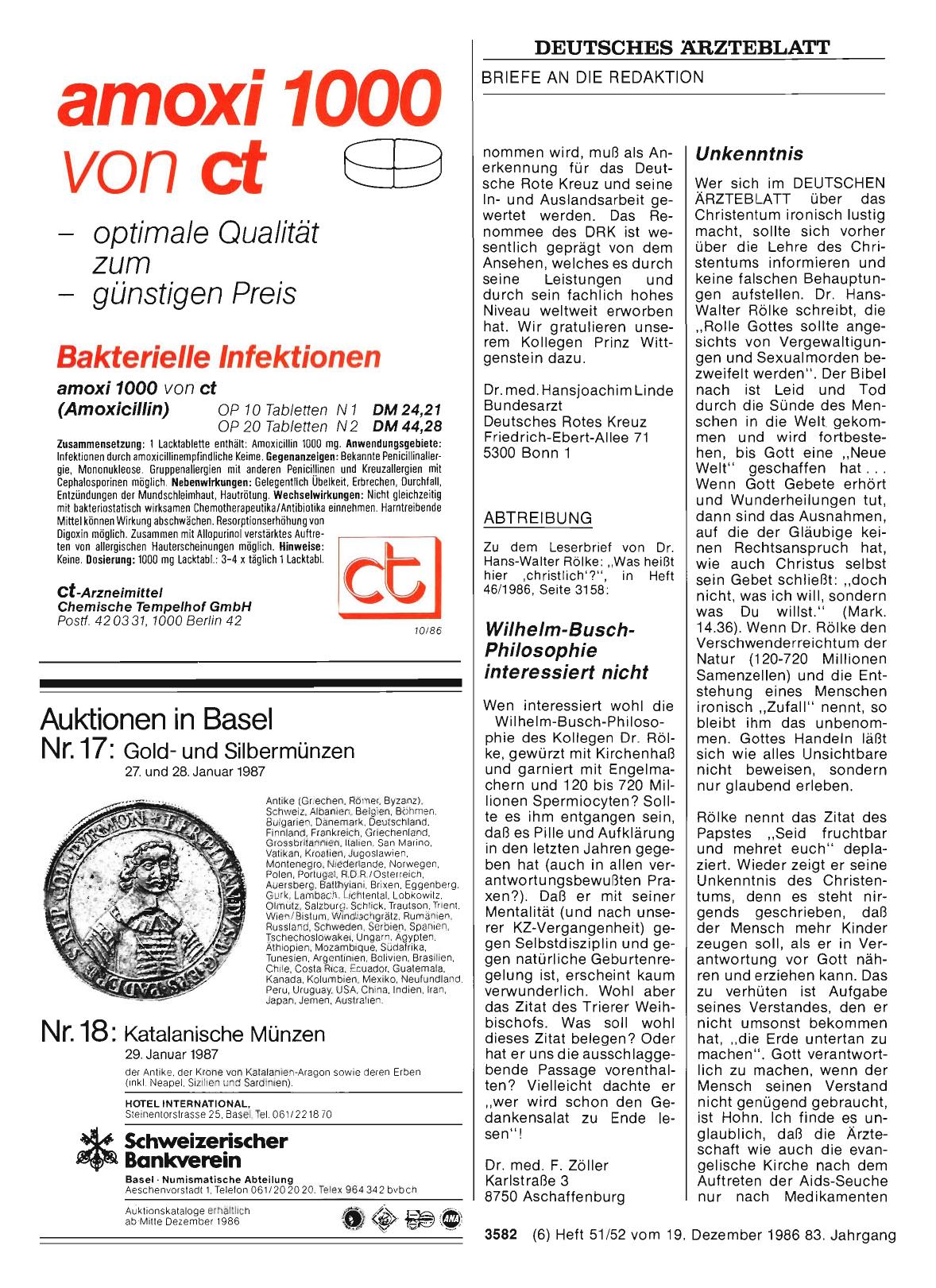 Vorschauseite 1: ABTREIBUNG: Unkenntnis