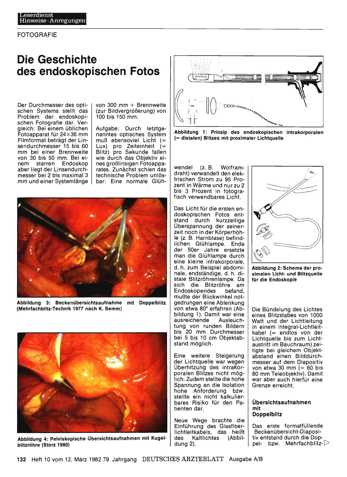 Vorschauseite 1: Die Geschichte des endoskopischen Foto