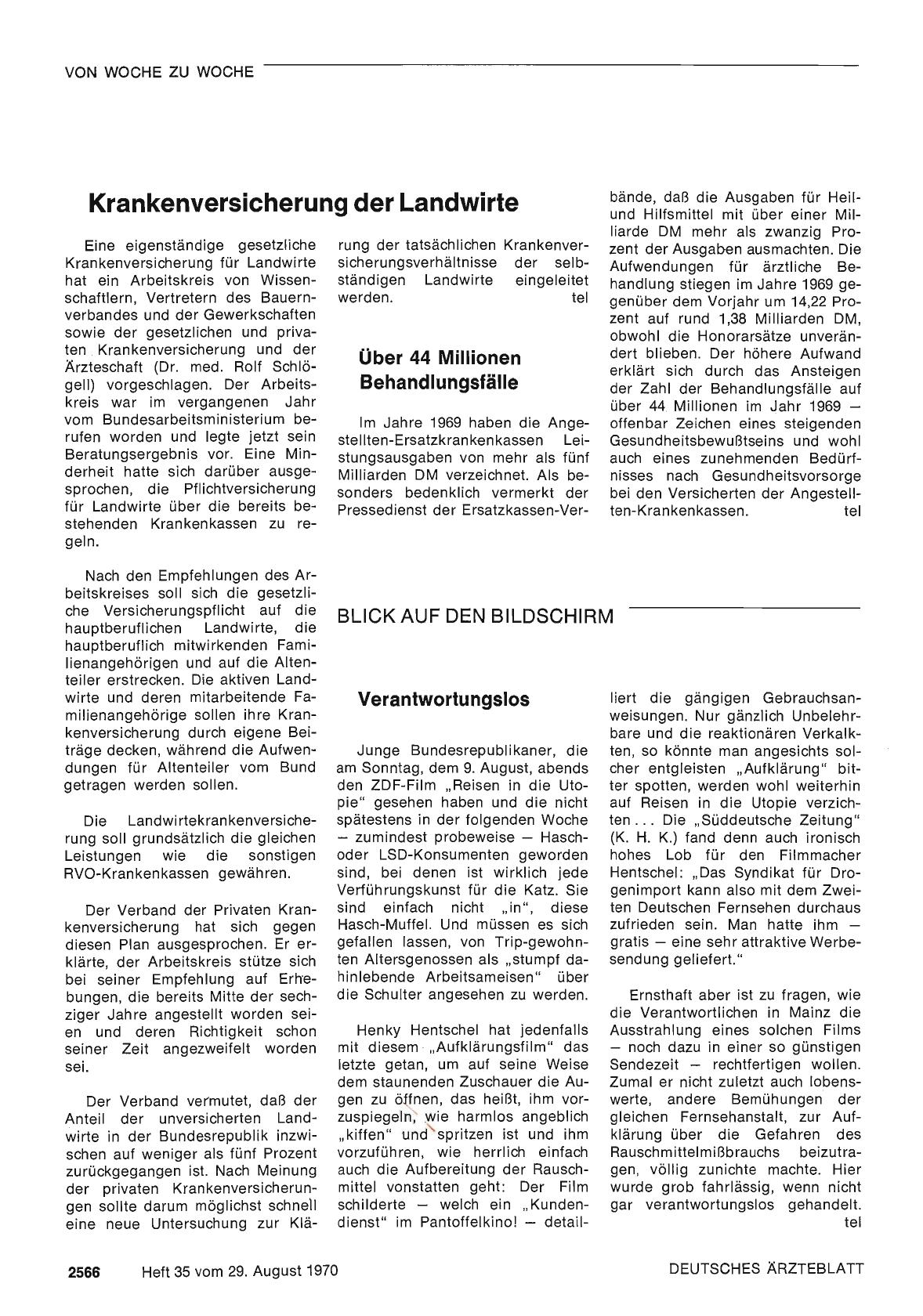 Vorschauseite 1: Über 44 Millionen Behandlungsfälle