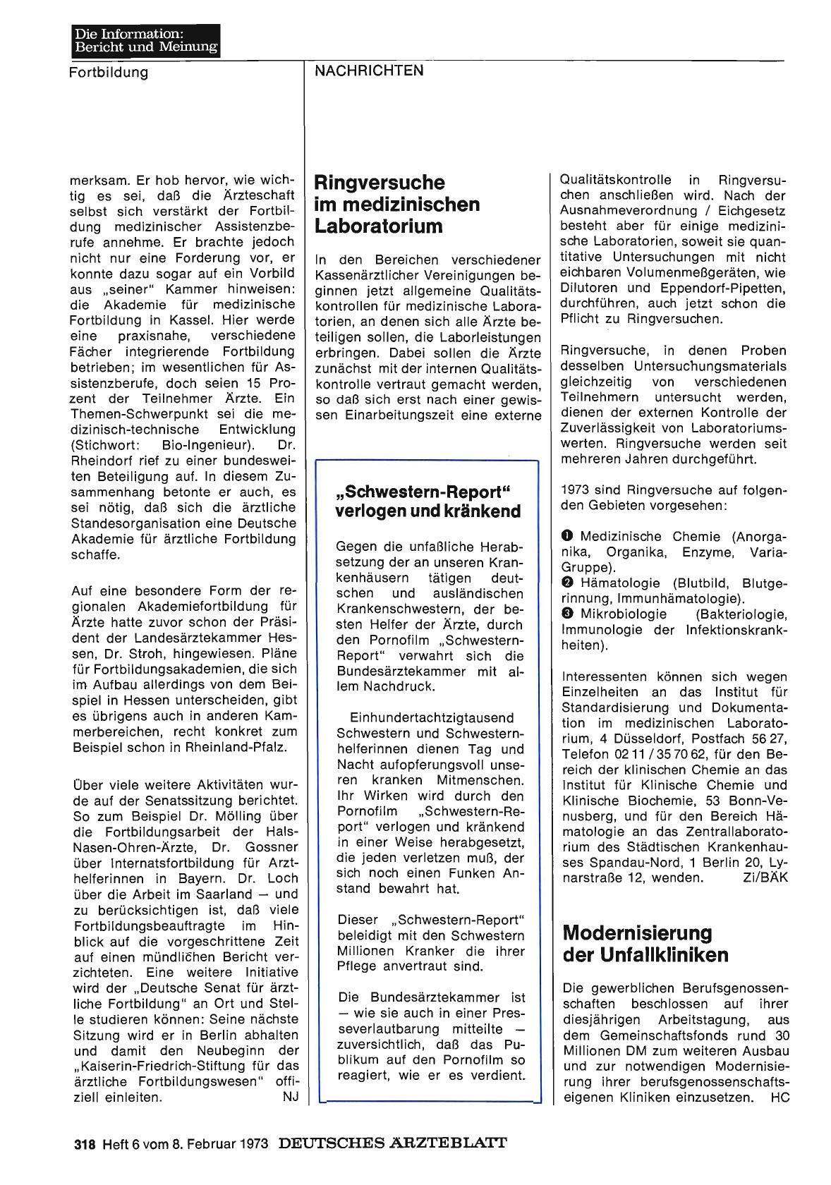 Vorschauseite 1: Modernisierung der Unfallkliniken