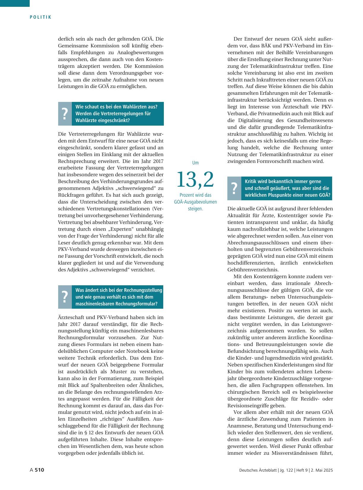 Vorschauseite 4: Gebührenordnung für Ärzte (GOÄ): Was man zur GOÄ-Novelle wissen muss
