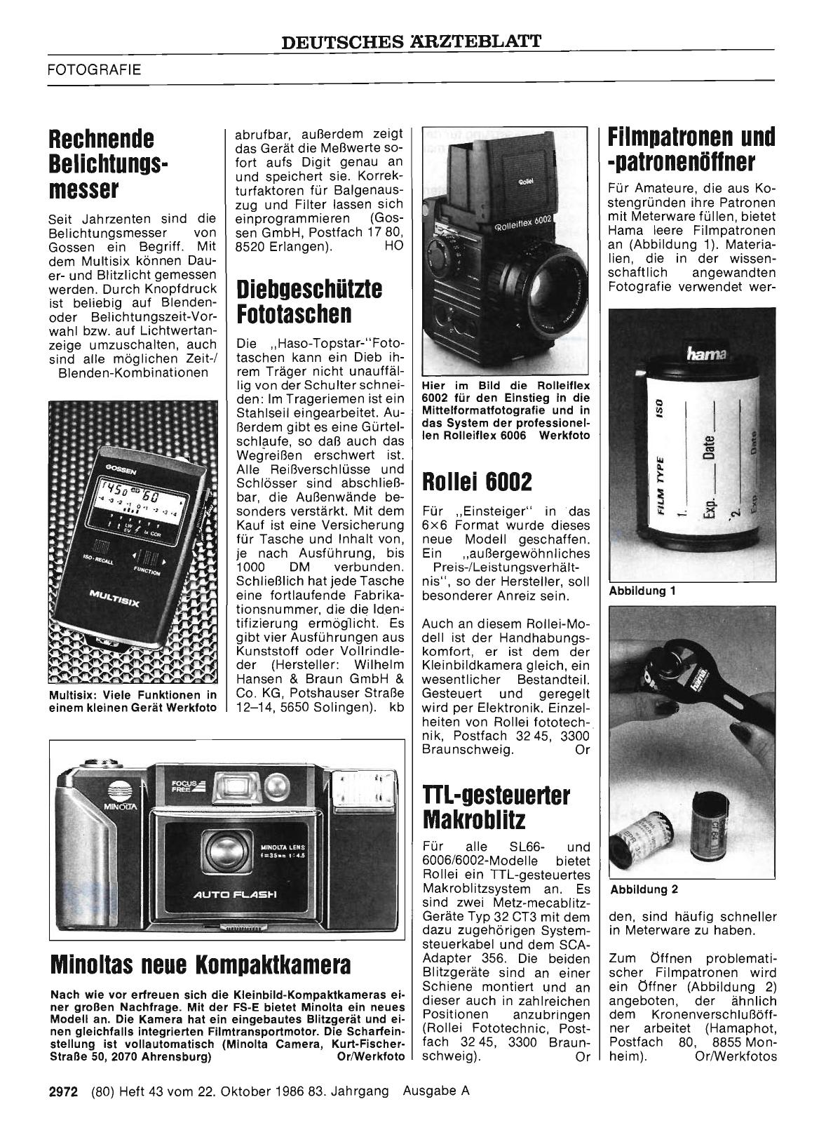 Vorschauseite 1: TTL-gesteuerter Makroblitz