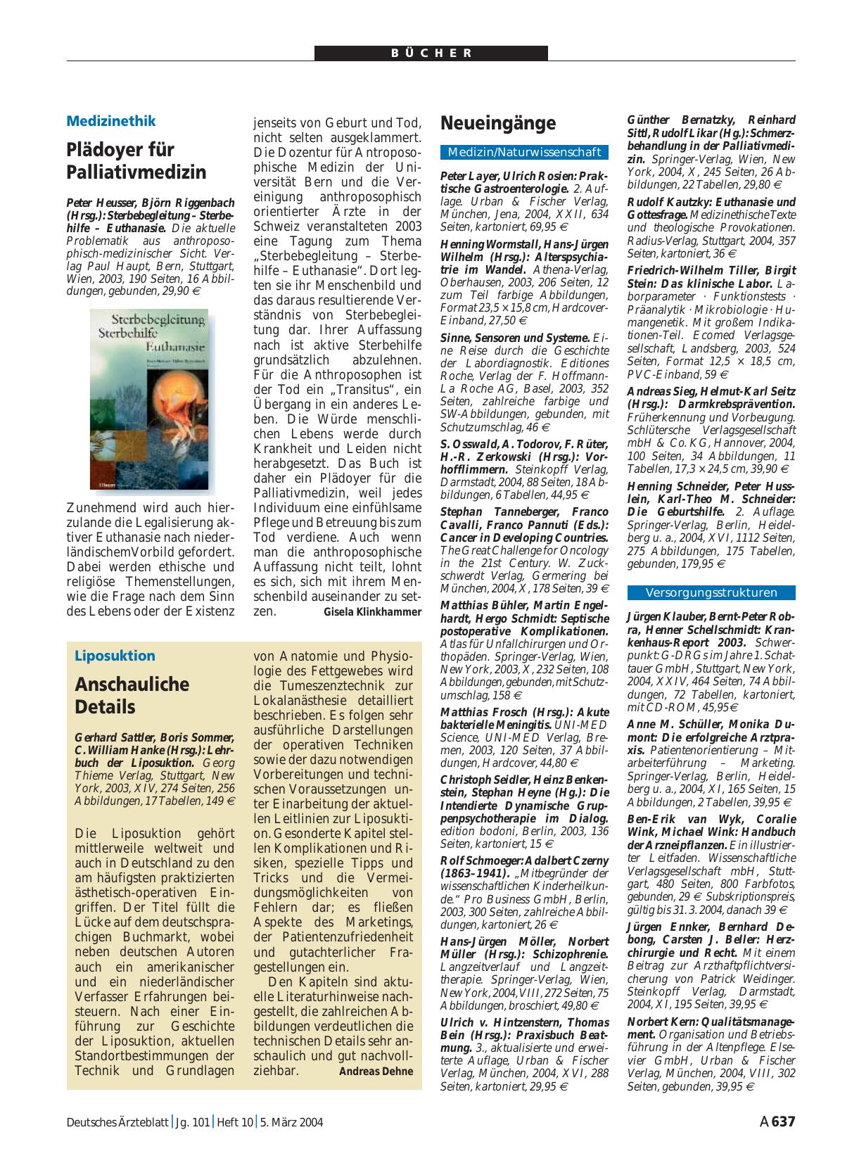 Vorschauseite 1: Lehrbuch der Liposuktion