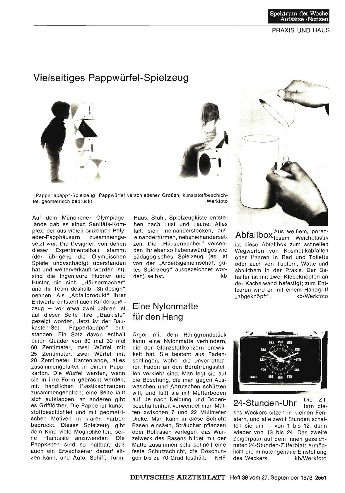 Vorschauseite 1: Vielseitiges Pappwürfel-Spielzeug
