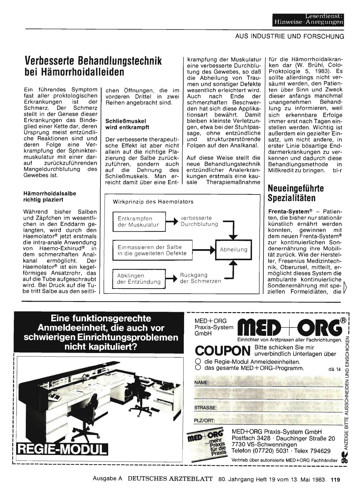 Vorschauseite 1: Neueingeführte Spezialitäten