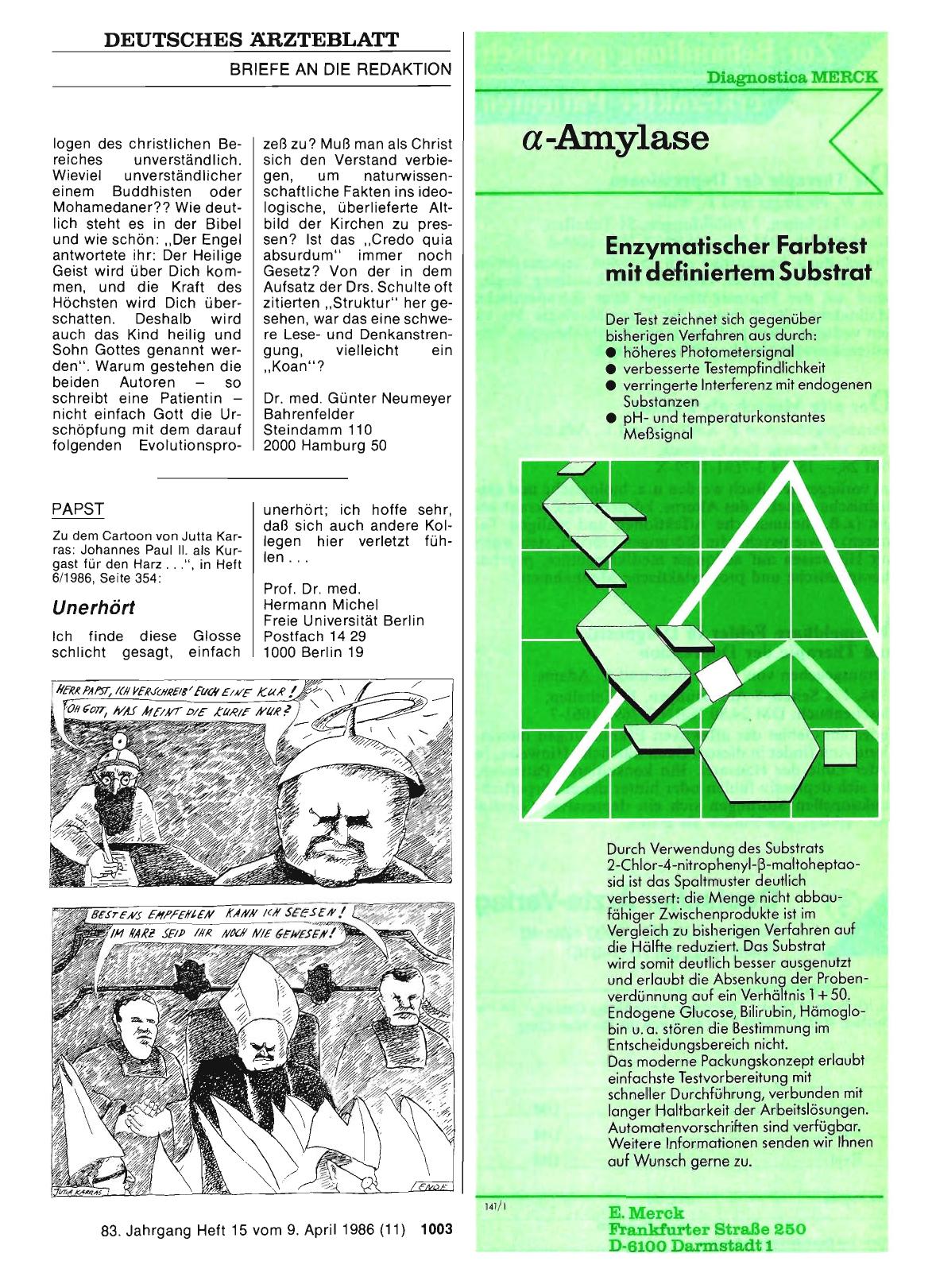 Vorschauseite 1: PAPST: Unerhört