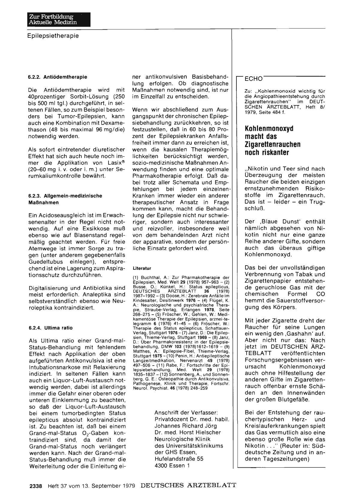 Vorschauseite 1: Kohlenmonoxyd macht das Zigarettenrauchen noch riskanter