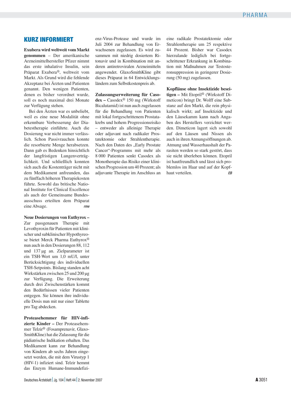 Vorschauseite 1: KURZ INFORMIERT