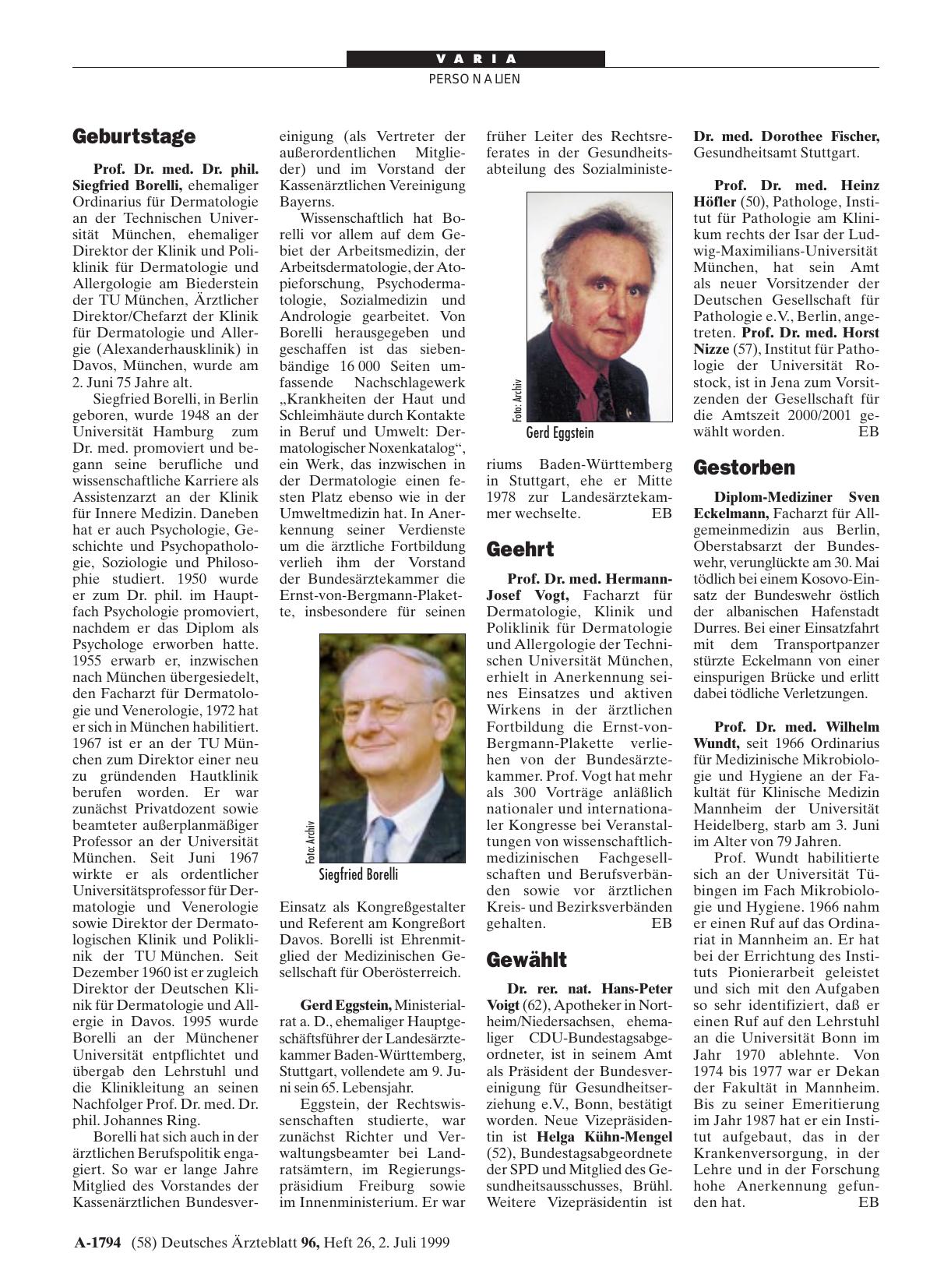 Vorschauseite 1: Geburtstage
