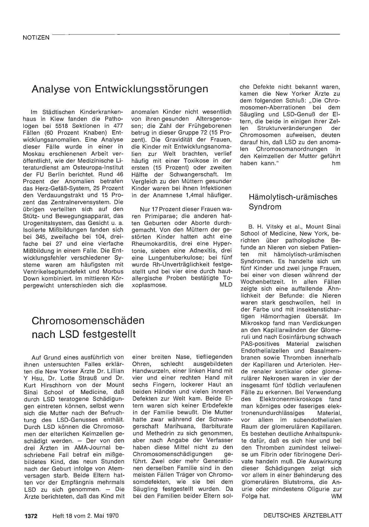 Vorschauseite 1: Hämolytisch-urämisches Syndrom