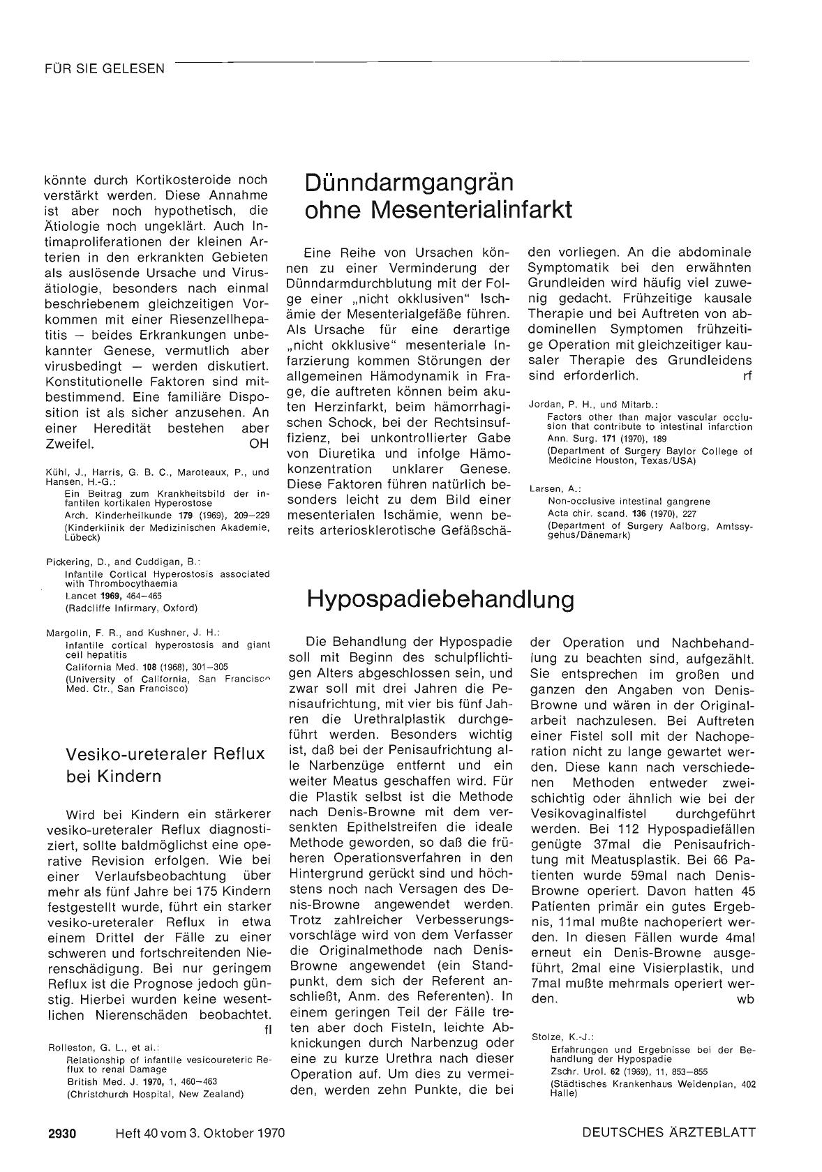 Vorschauseite 1: Hypospadiebehandlung