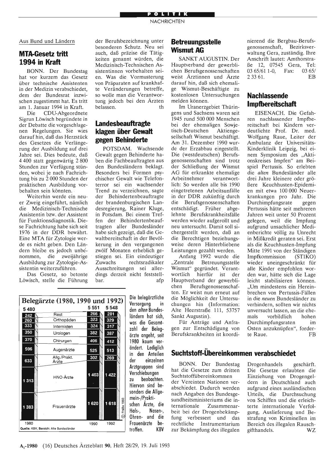 Vorschauseite 1: Nachlassende Impfbereitschaft