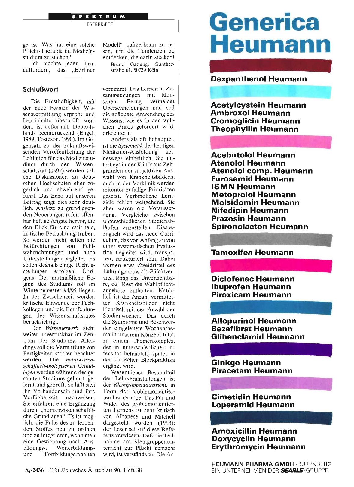 Vorschauseite 1: Studium: Schlußwort
