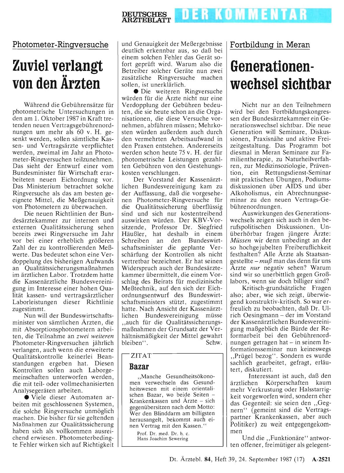 Vorschauseite 1: Photometer-Ringversuche: Zuviel verlangt von den Ärzten