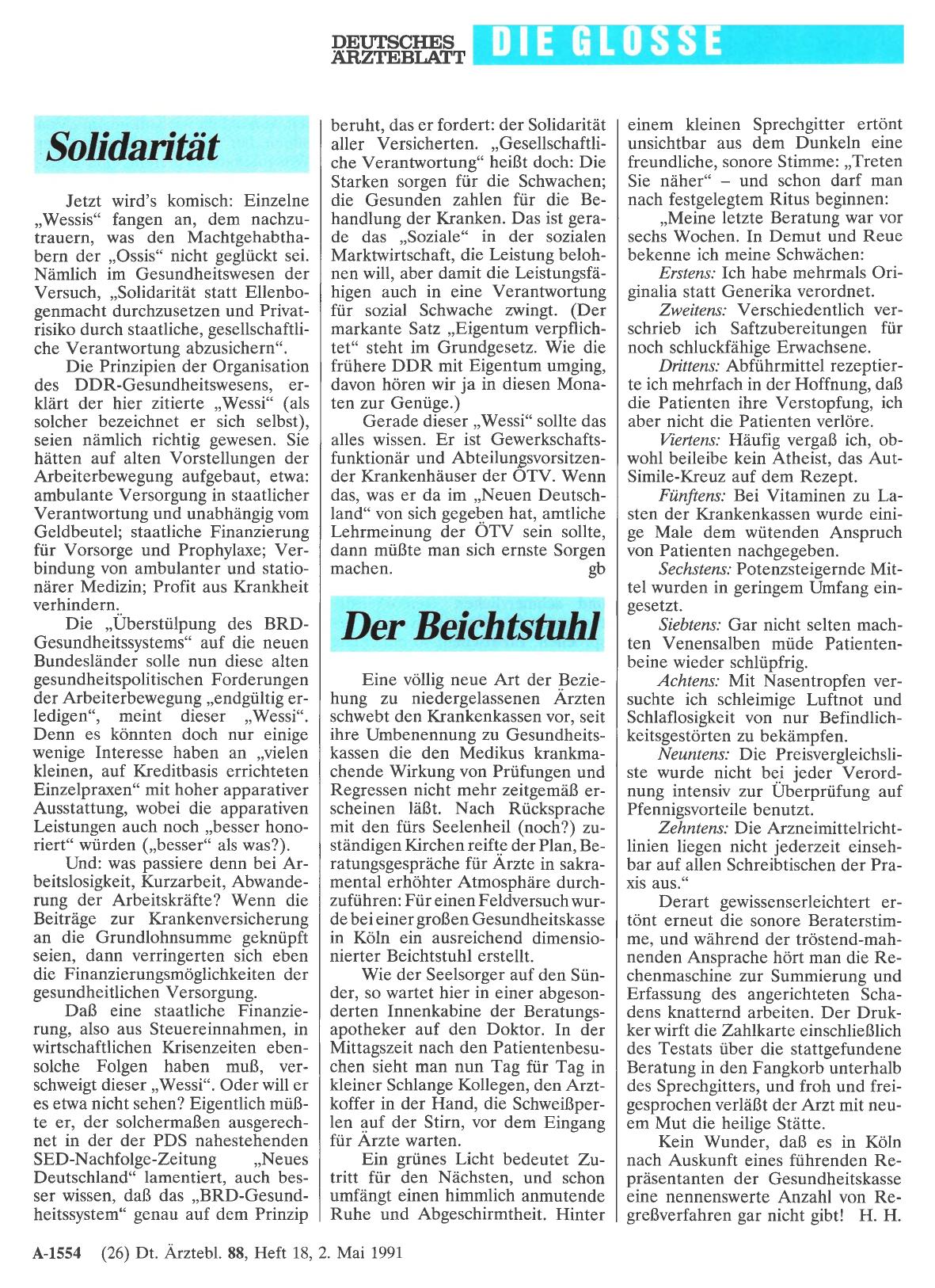 Vorschauseite 1: Solidarität