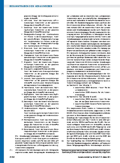 Vorschauseite 2: Rahmenvorgaben nach § 84 Abs. 6 SGB V – Arzneimittel – für das Jahr 2022