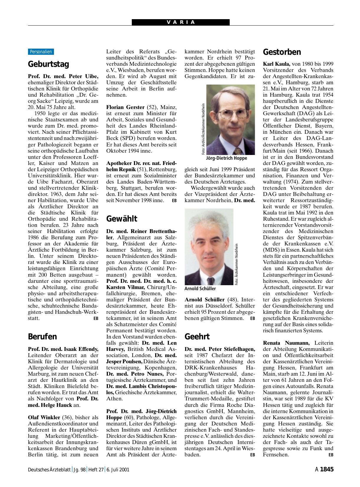 Vorschauseite 1: Gestorben