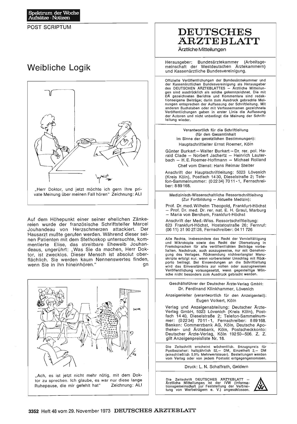 Vorschauseite 1: Weibliche Logik