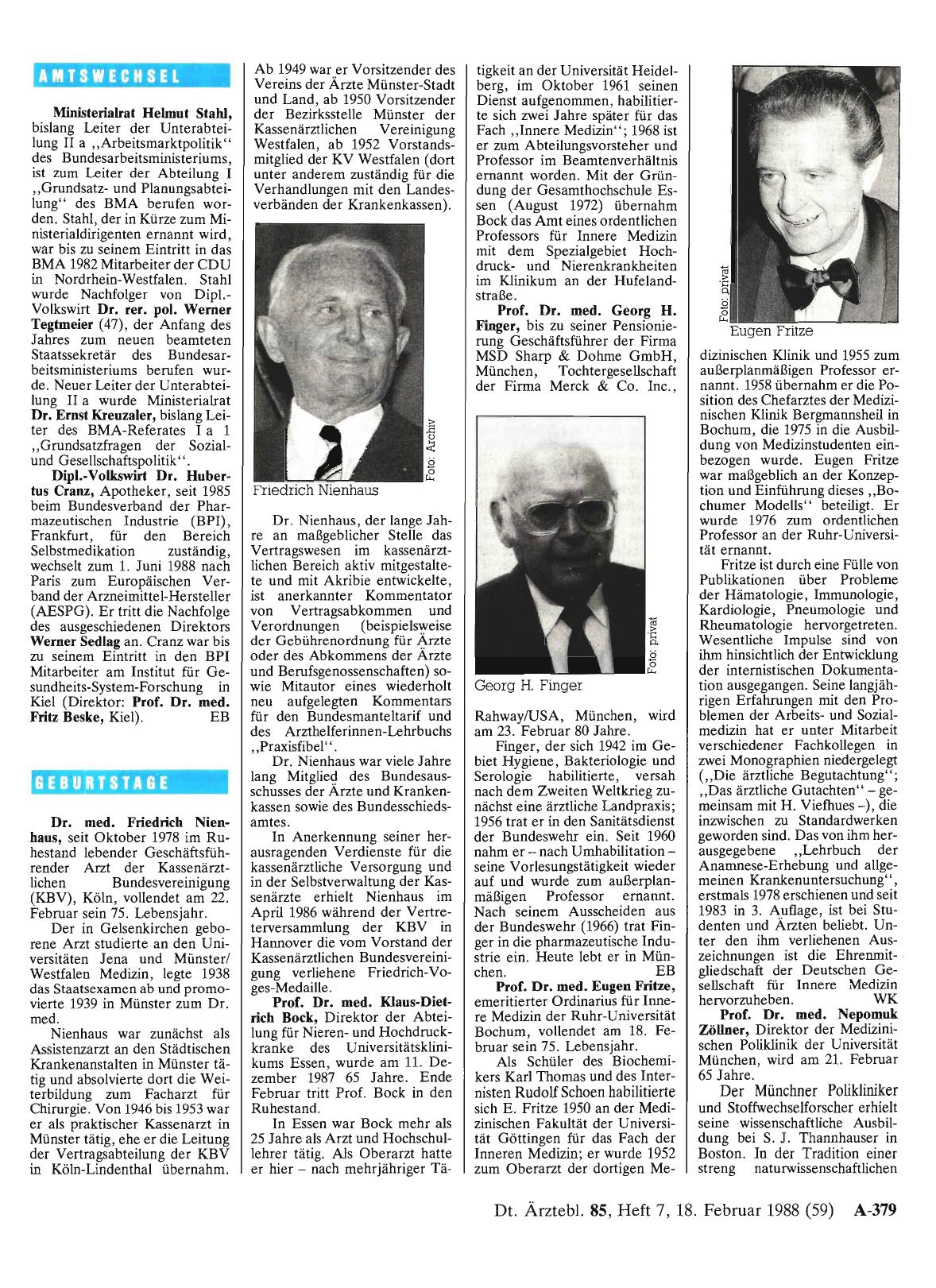 Vorschauseite 1: Geburtstage