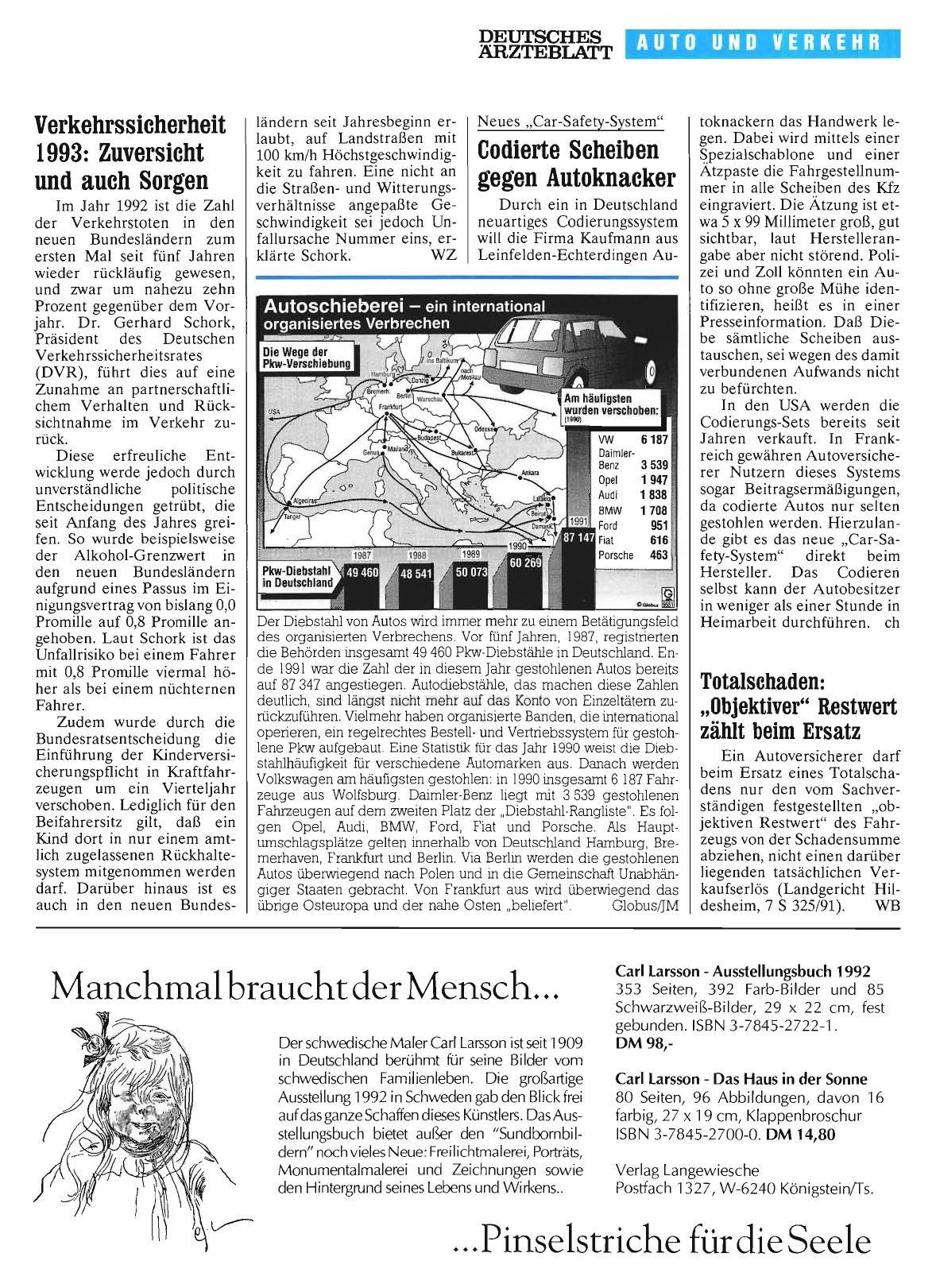 Vorschauseite 1: Neues „Car-Safety-System“: Codierte Scheiben gegen Autoknacker