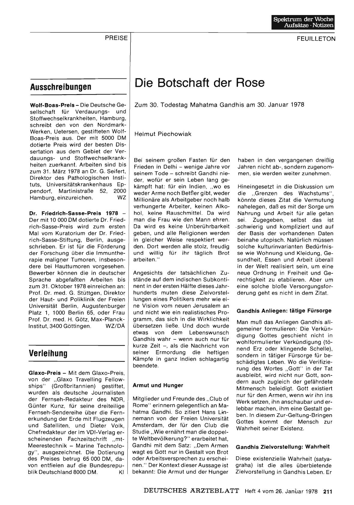 Vorschauseite 1: Ausschreibungen