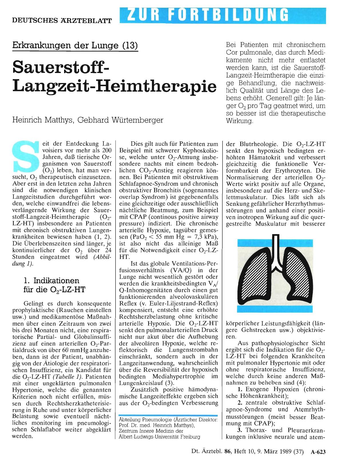 Vorschauseite 1: Erkrankungen der Lunge (13): Sauerstoff-Langzeit-Heimtherapie