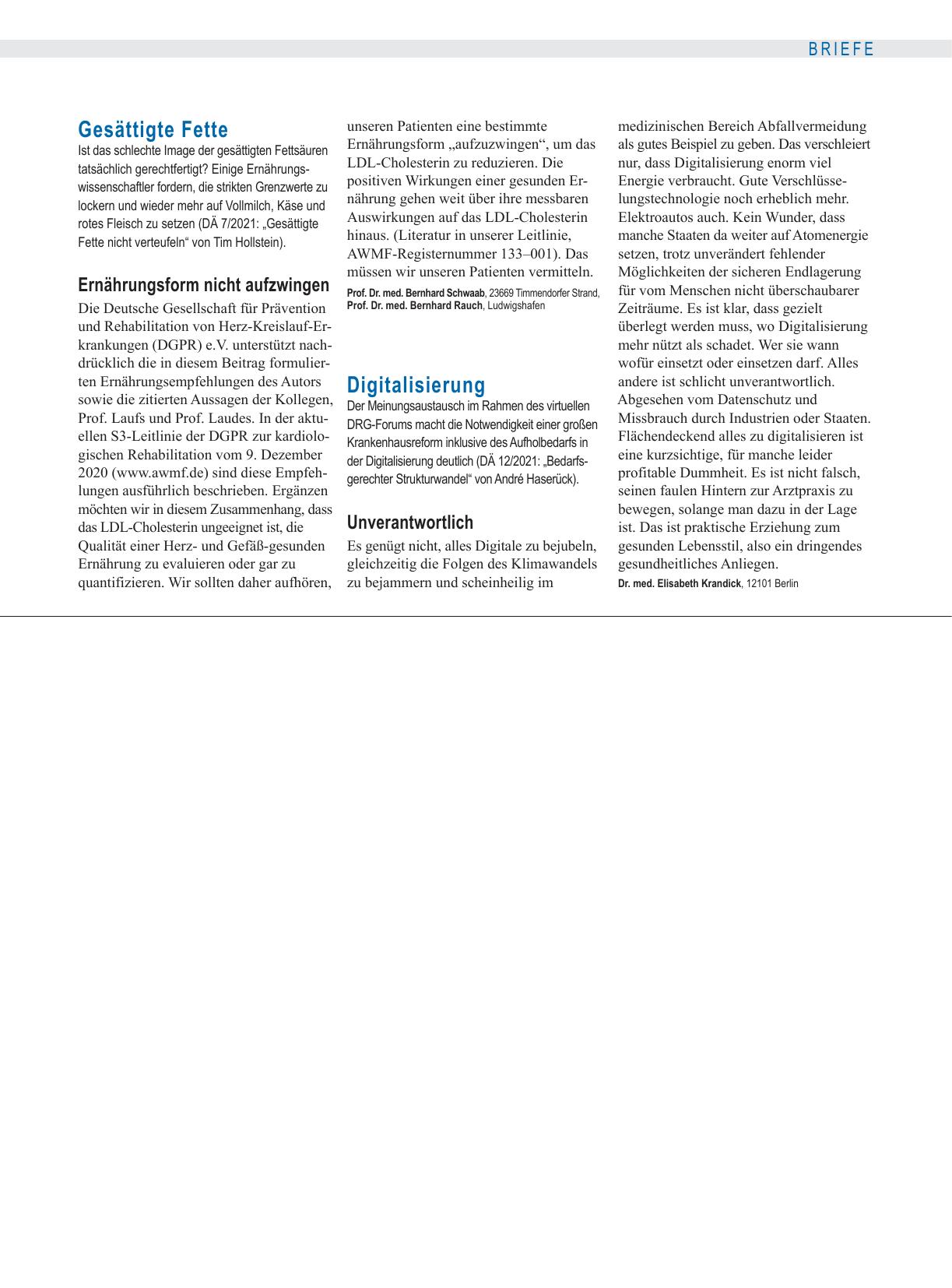 Vorschauseite 1: Digitalisierung: Unverantwortlich