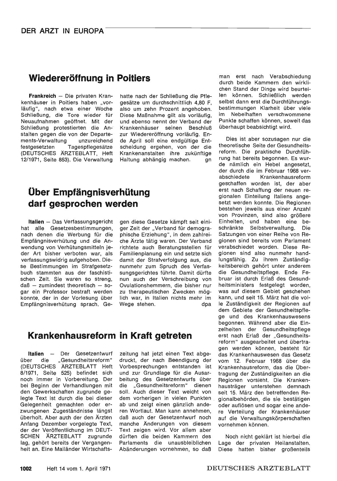 Vorschauseite 1: Über Empfängnisverhütung darf gesprochen werden