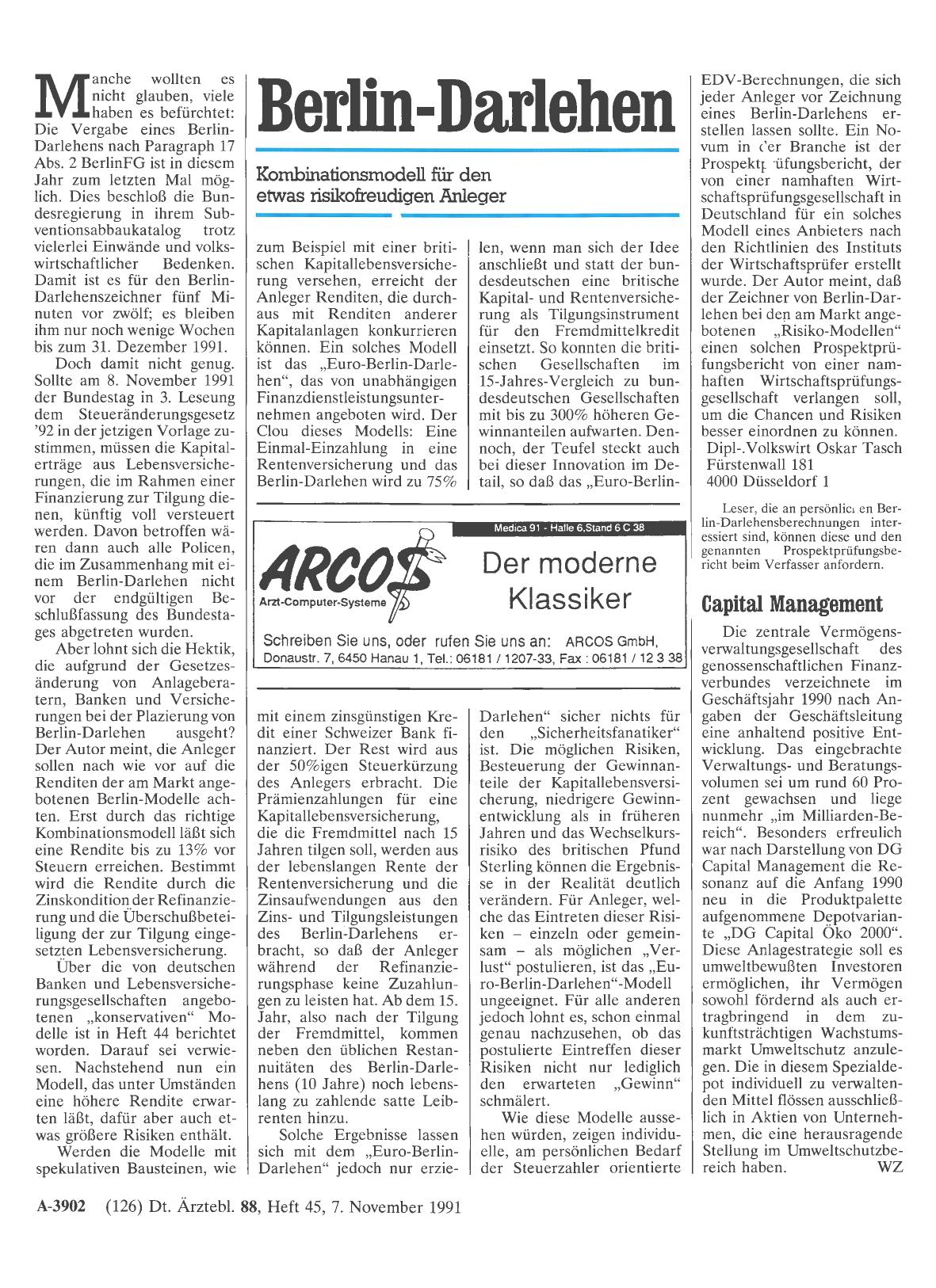 Vorschauseite 1: Capital Management