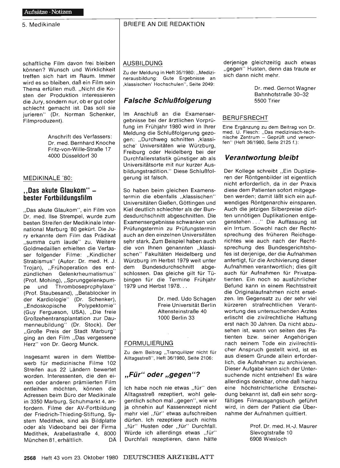 Vorschauseite 1: AUSBILDUNG: Falsche Schlußfolgerung