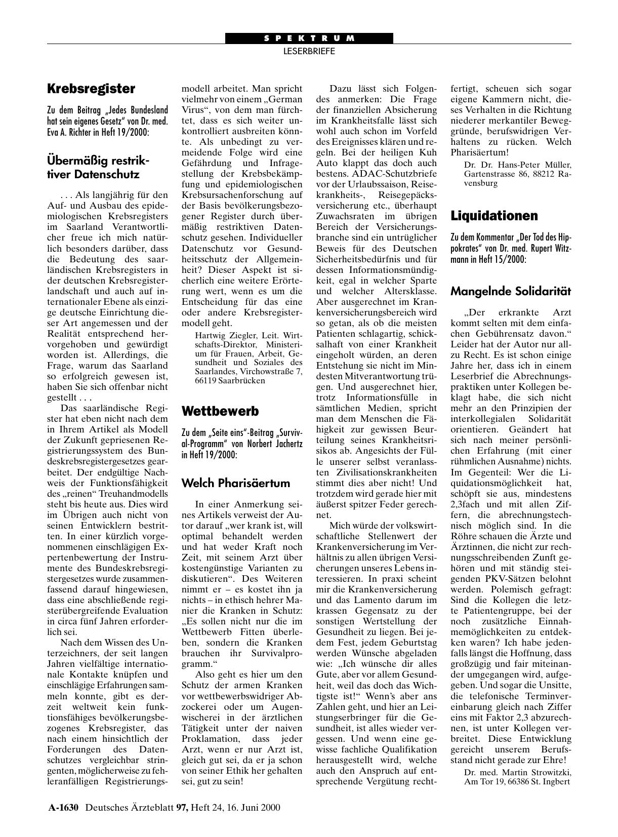 Vorschauseite 1: Wettbewerb: Welch Pharisäertum