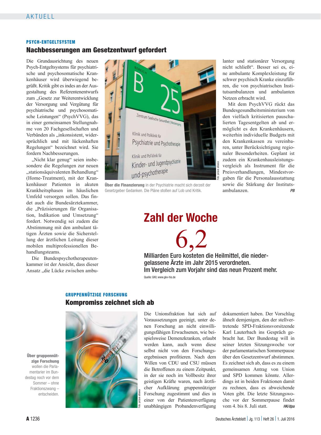 Vorschauseite 1: Zahl der Woche 6,2