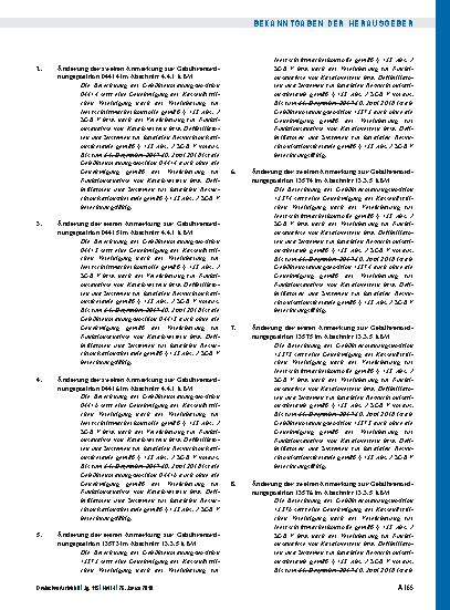 Vorschauseite 6: Beschluss des Bewertungsausschusses nach § 87 Abs. 1 Satz 1 SGB V in seiner 411. Sitzung: Teil A, TEIL B