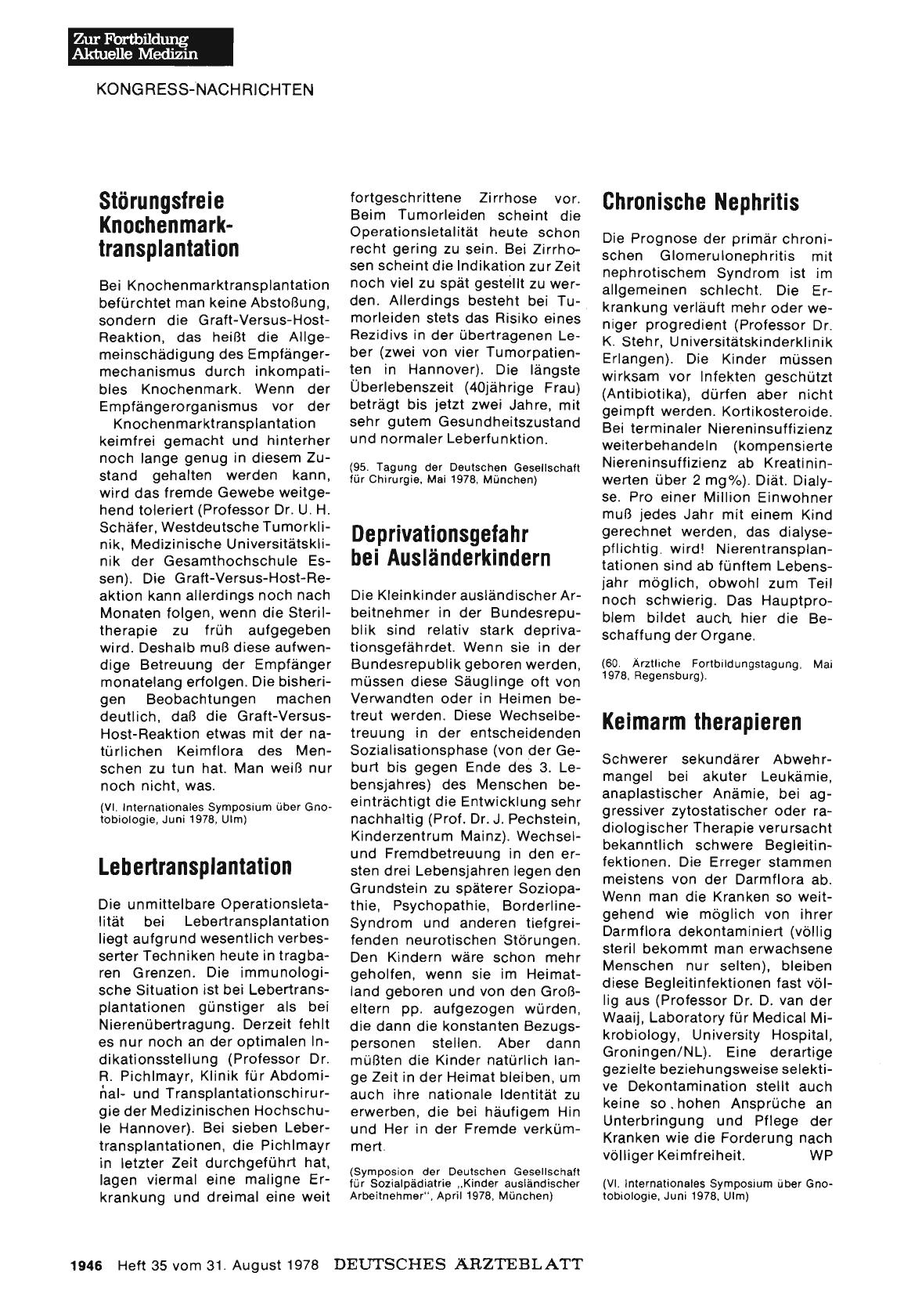 Vorschauseite 1: Chronische Nephritis