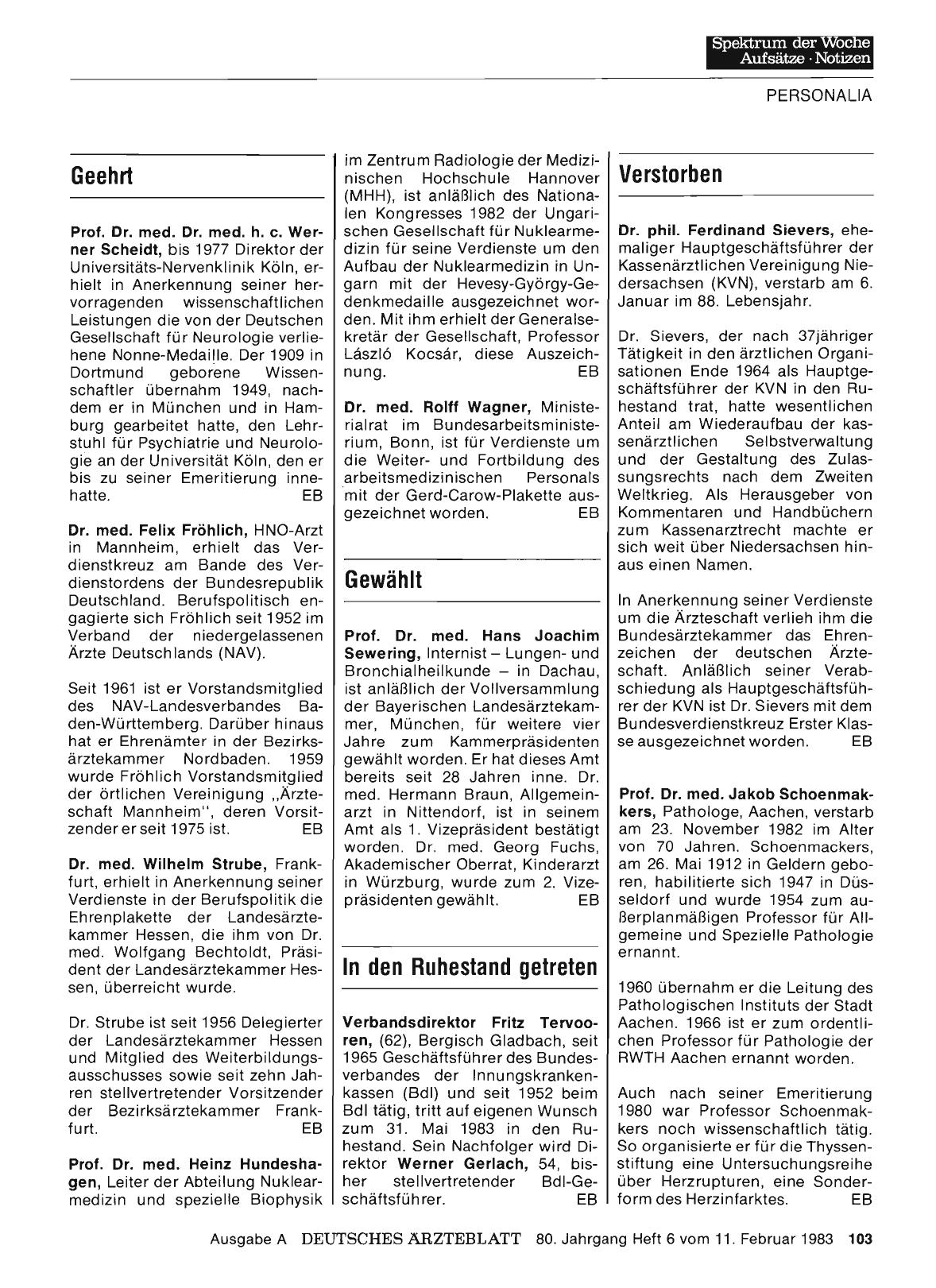 Vorschauseite 1: Geehrt